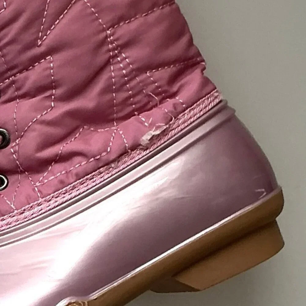 PINK DUCK BOOTS EUC (Flaw)